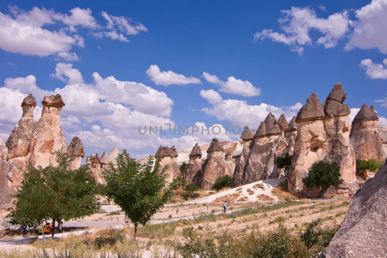 Cave city in Cappadocia, goreme,  Turkey