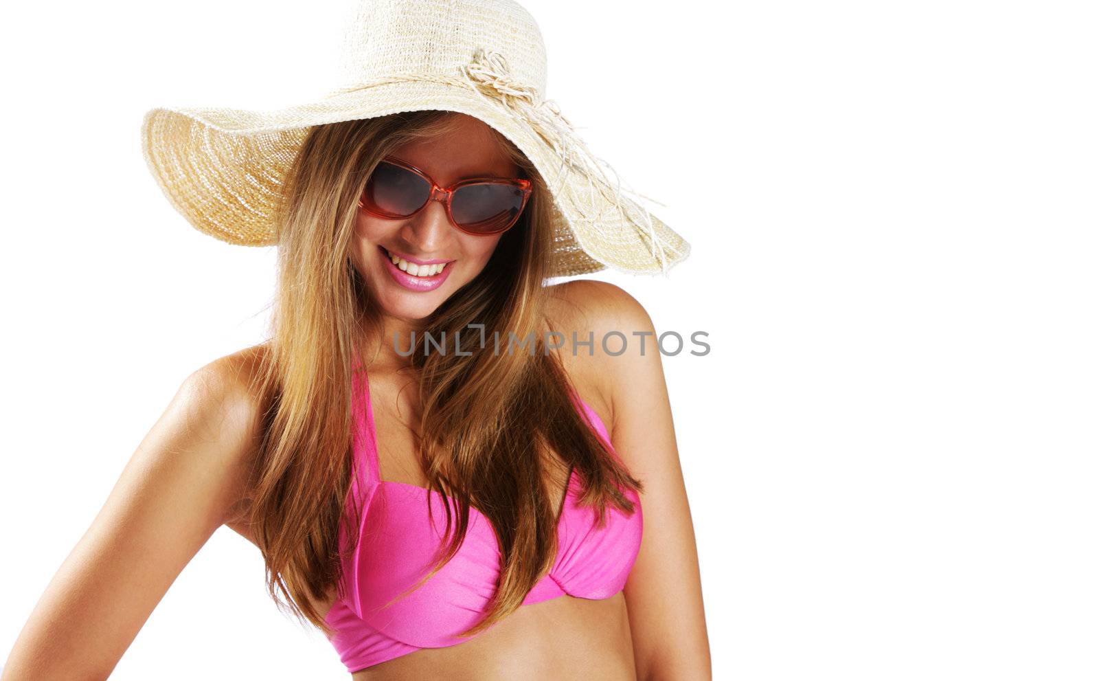 Summer time: Young woman portrait