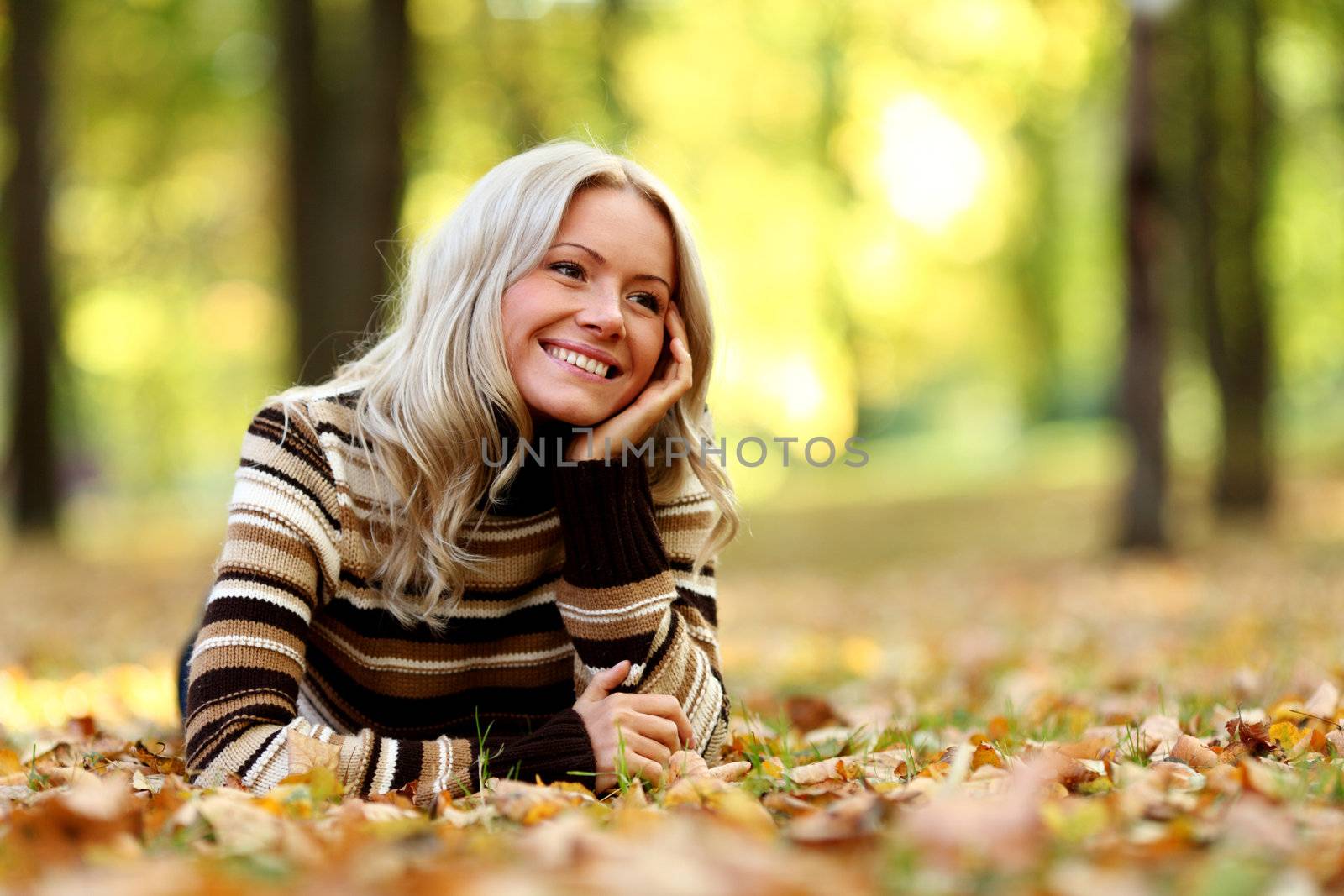 autumn woman