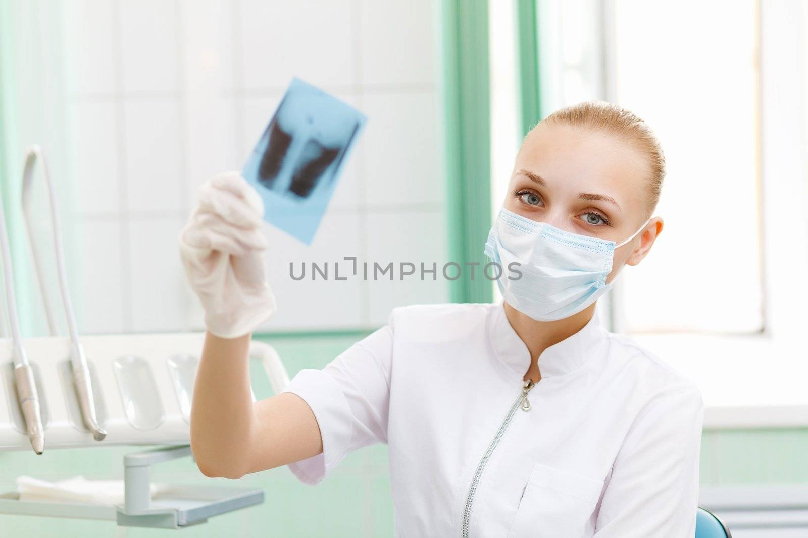 A portrait of a dental worker by sergey_nivens