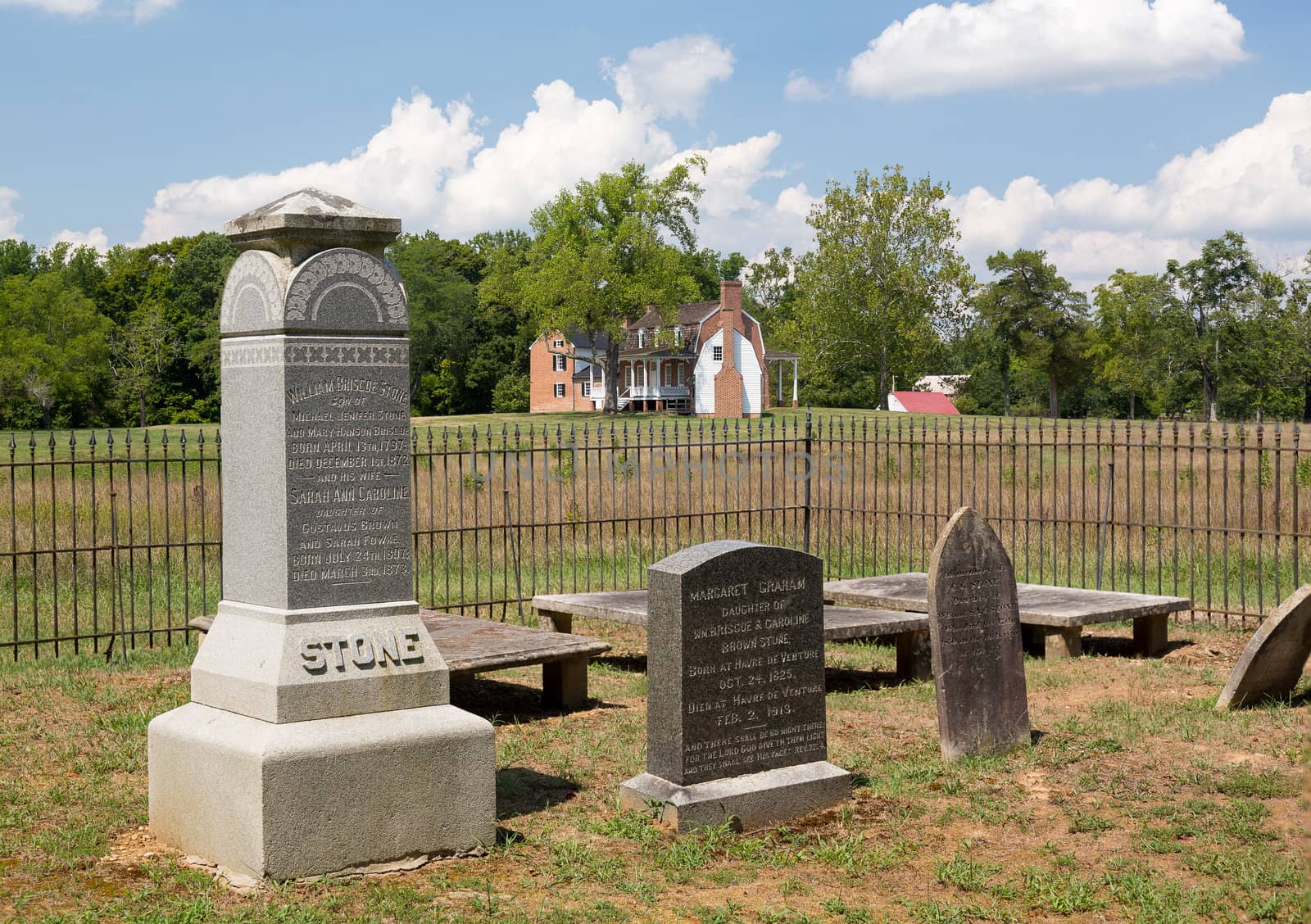 National Historic site of home of Thomas Stone signer of Declaration of Independence