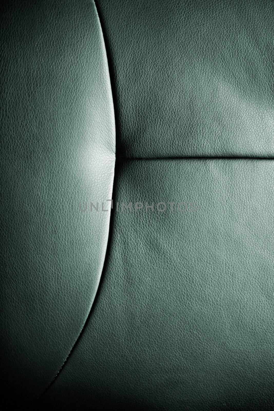 Close up image of  texture Leather seats