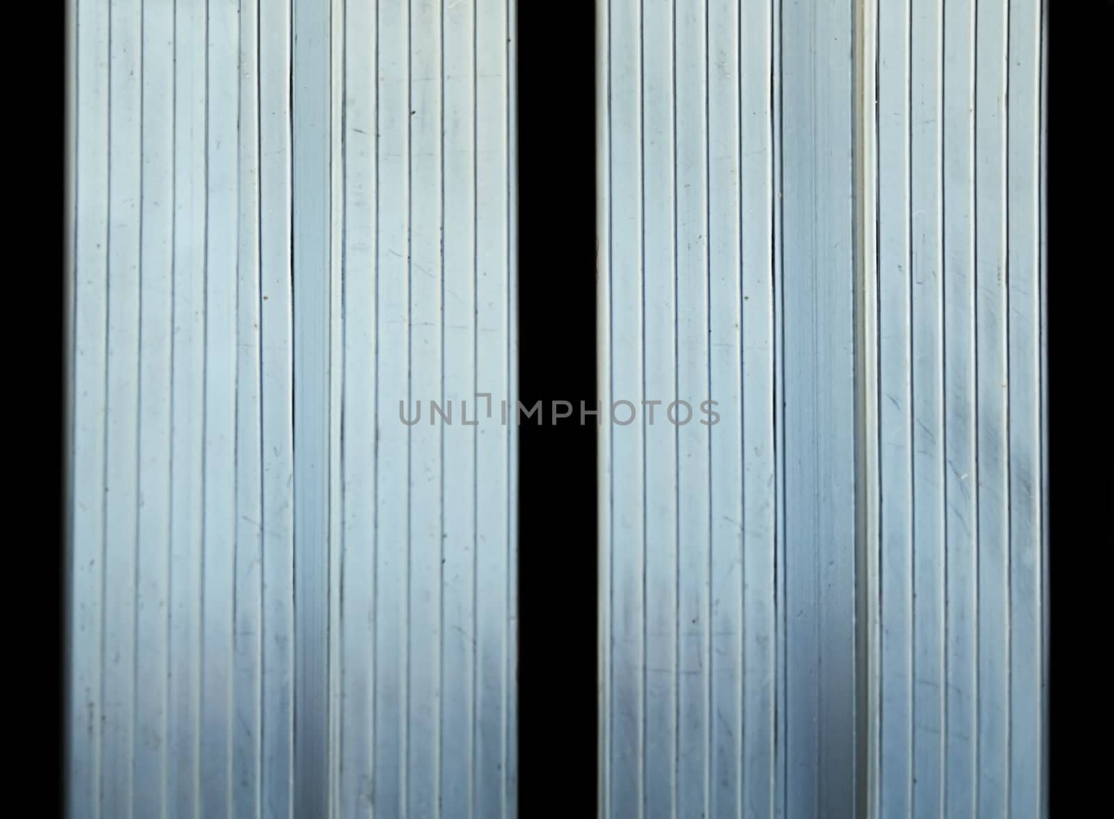 Aluminium planks background texture