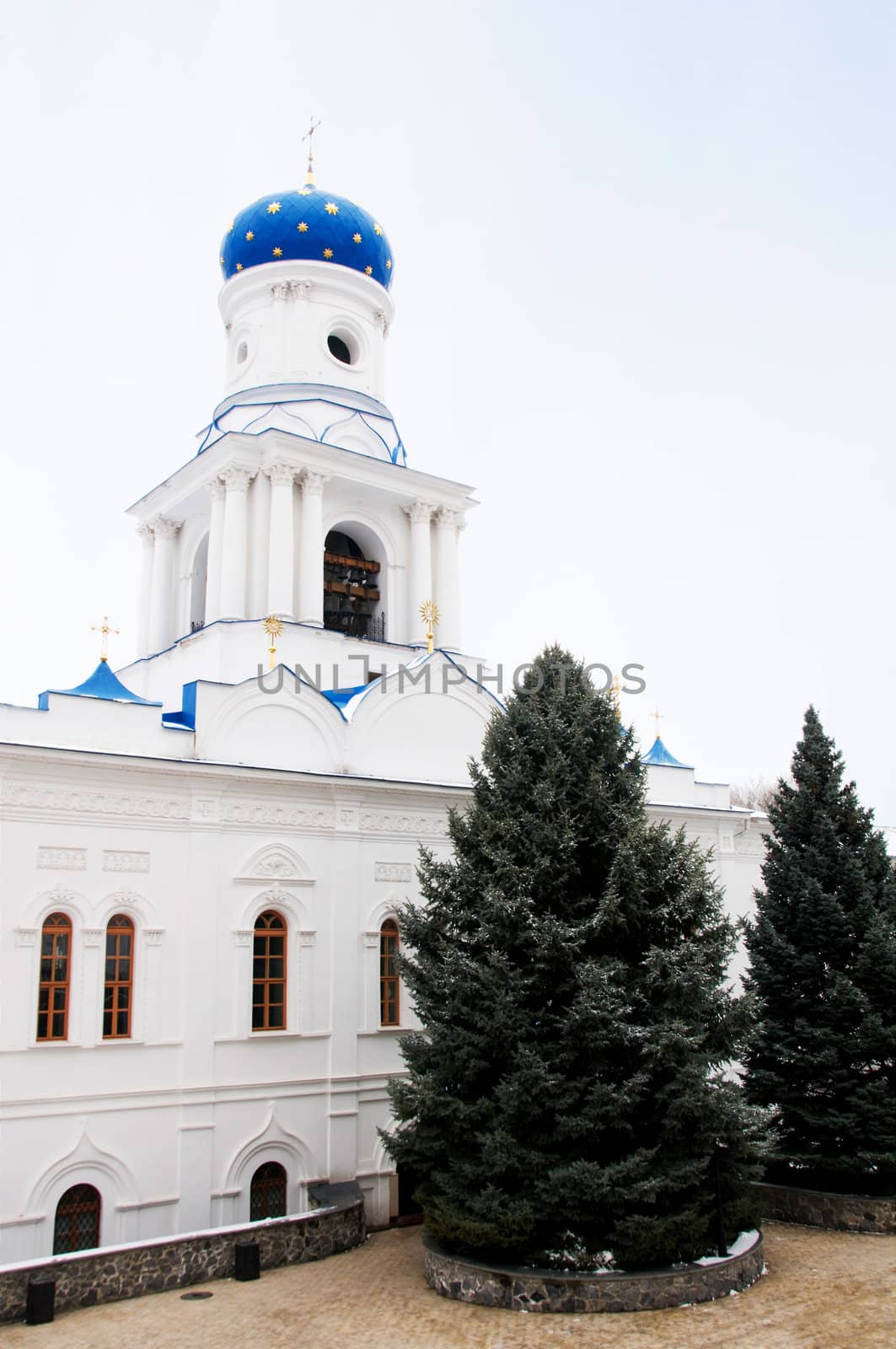 Ortodox cathedral bell tower by iryna_rasko