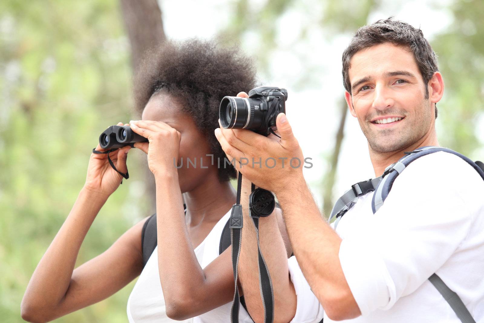 couple taking pictures