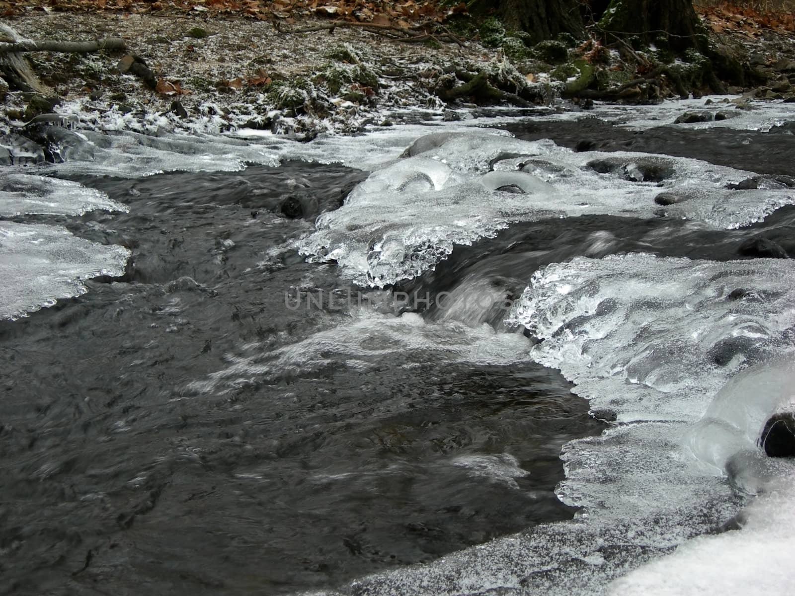 Frozen brook by drakodav