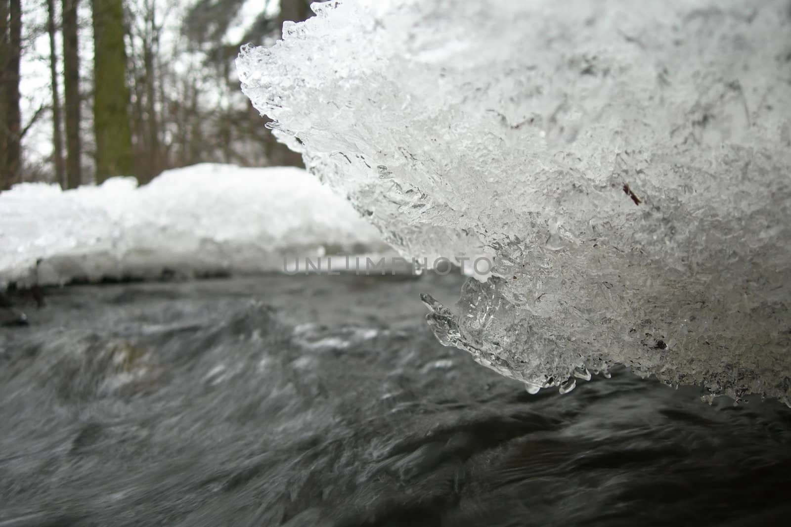 Frozen brook by drakodav