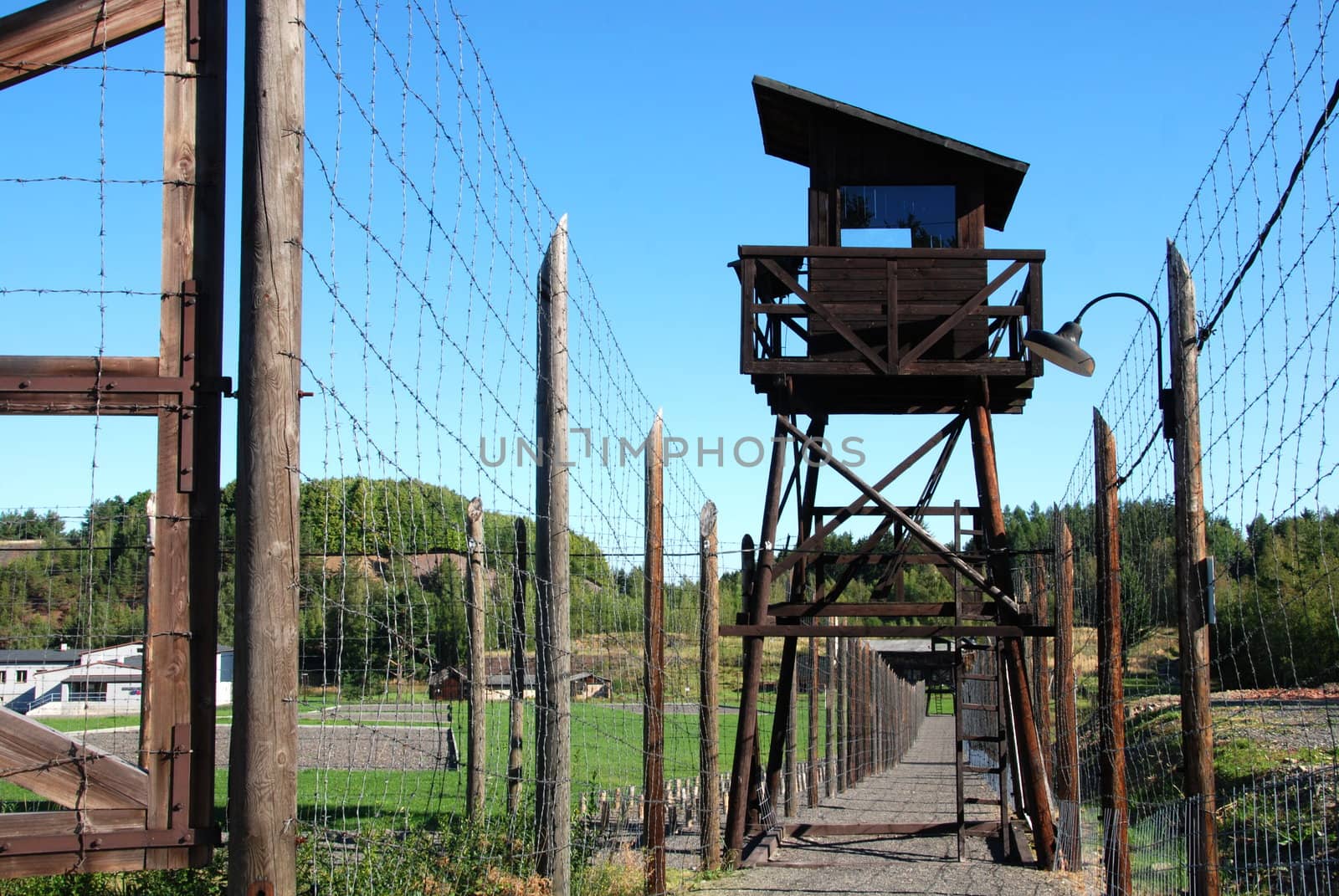 Labour concentration camp Vojna near Pribram, Czech republic reminds of communist torture