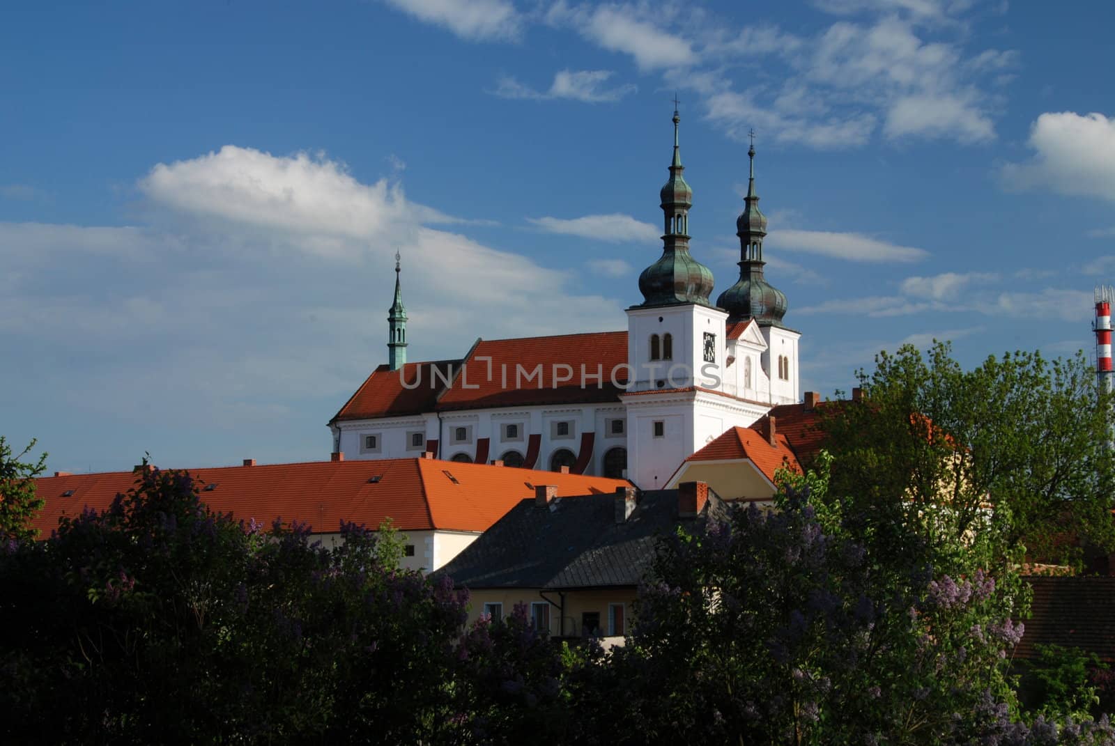 Town of Breznice in the Central Czech republic. 