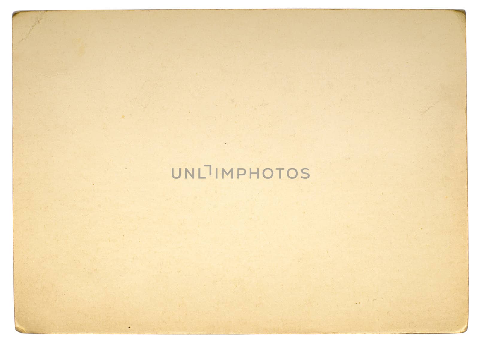 Old paper sheet isolated on white background