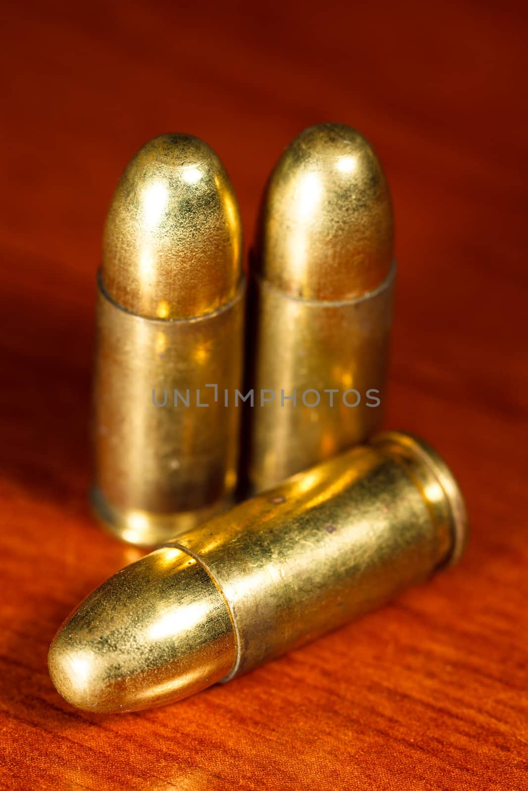 Set of bullets of hand gun