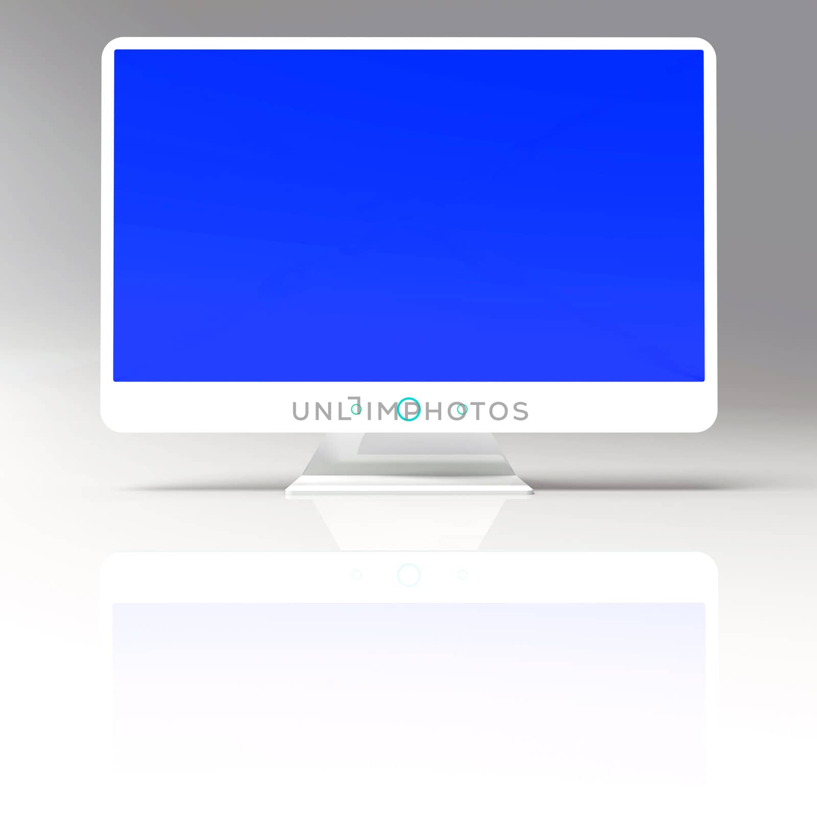 Abstract background of TV monitor, 3d illustration