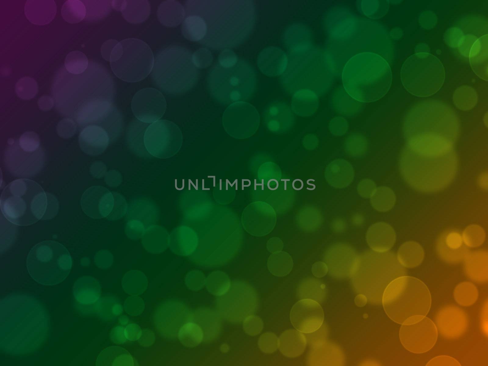 Abstract on a colorful background digital bokeh effect