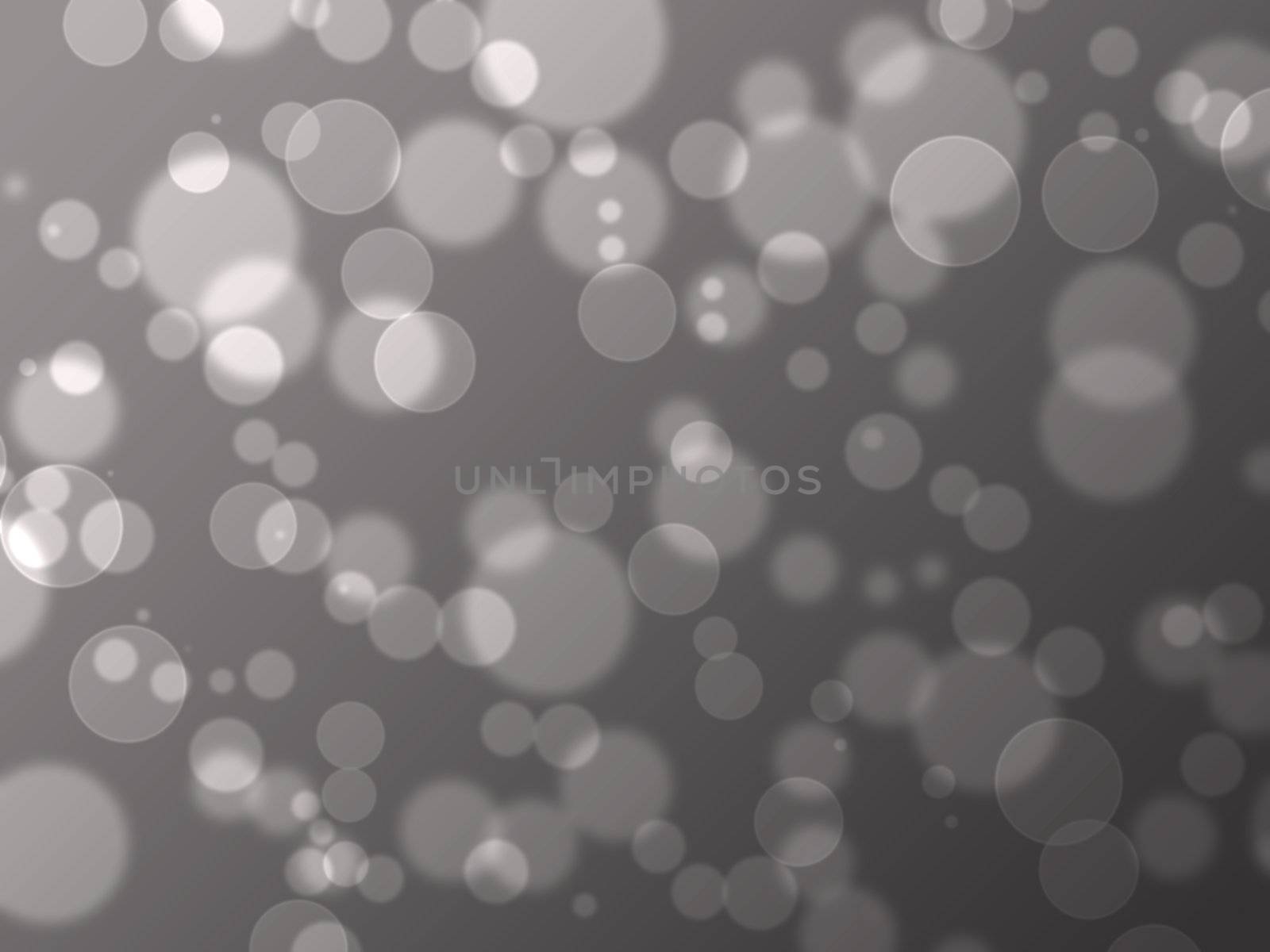 Abstract on a black and white  background digital bokeh effect