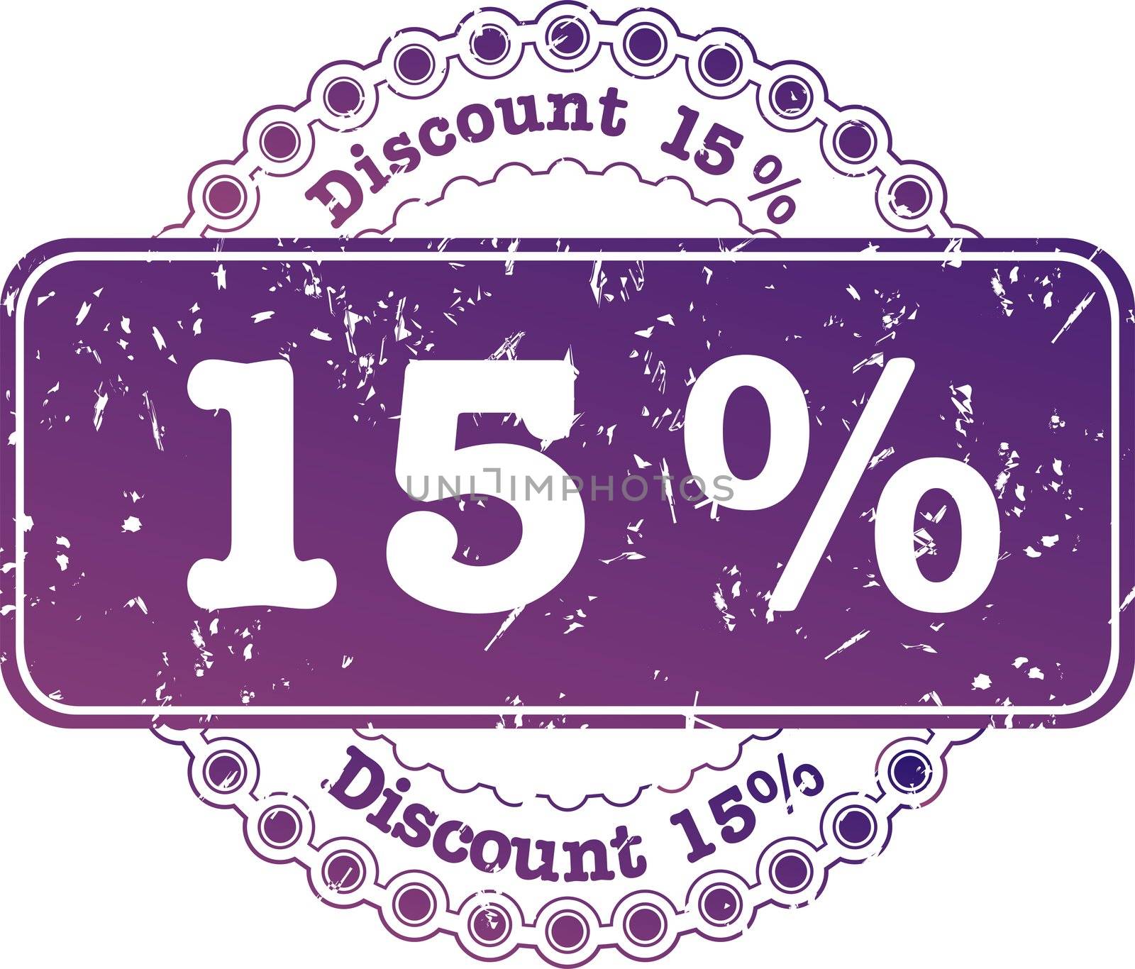 Stamp Discount fifteen percent by ard1