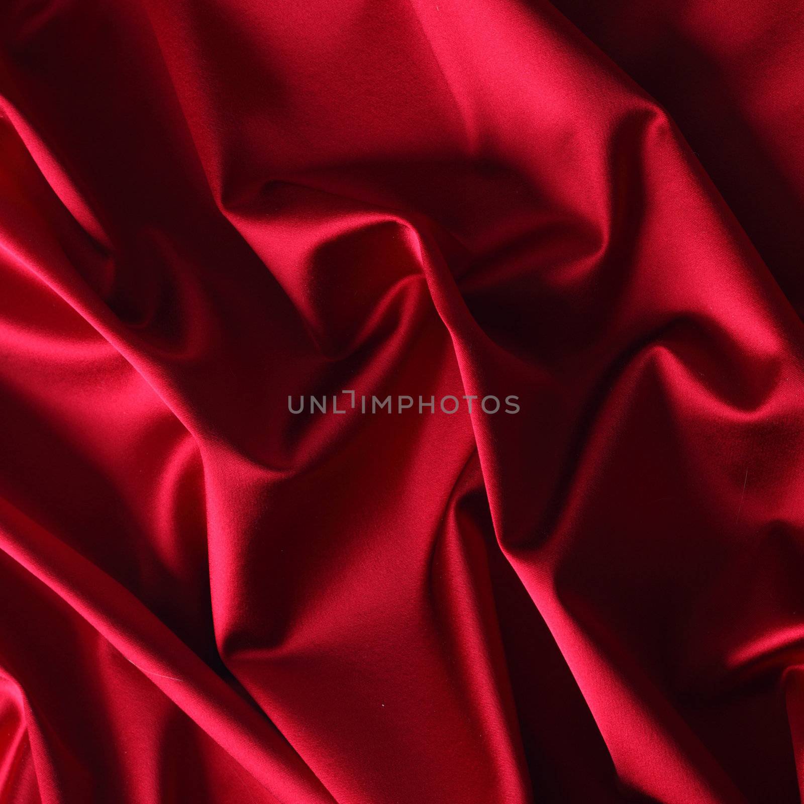 red satin background close up
