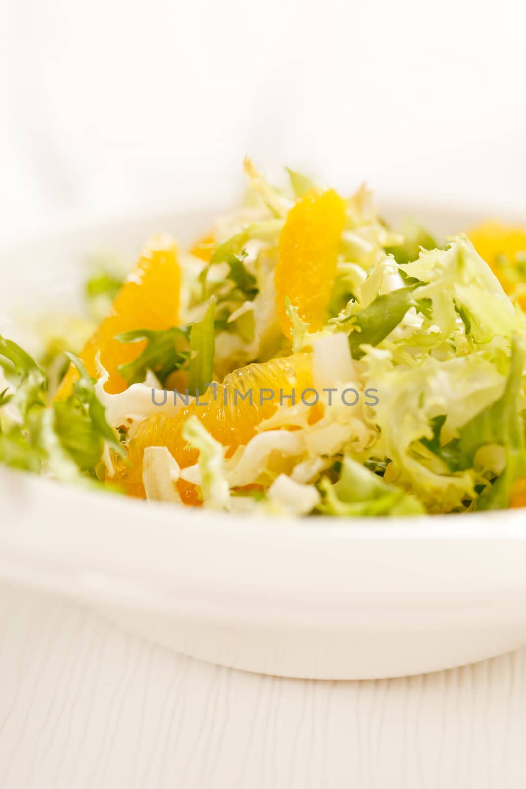 salad with orange