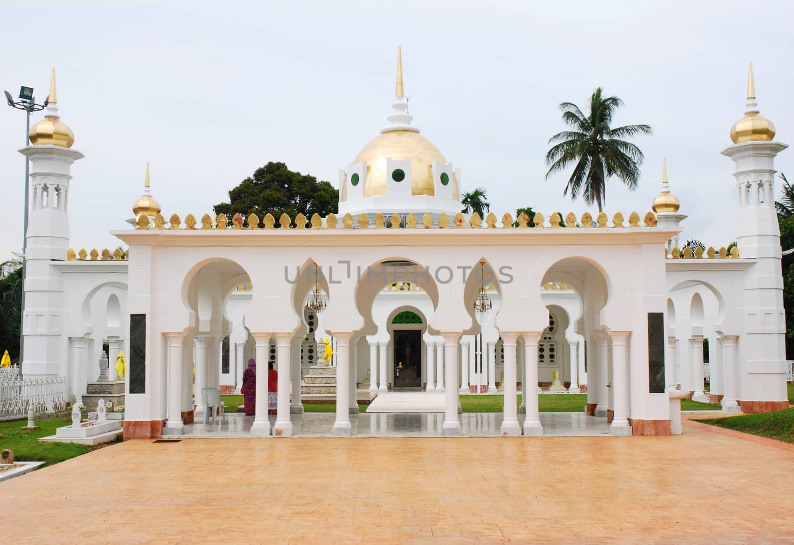 Ubudiah Mosque in Kuala Kangsar, malaysia
