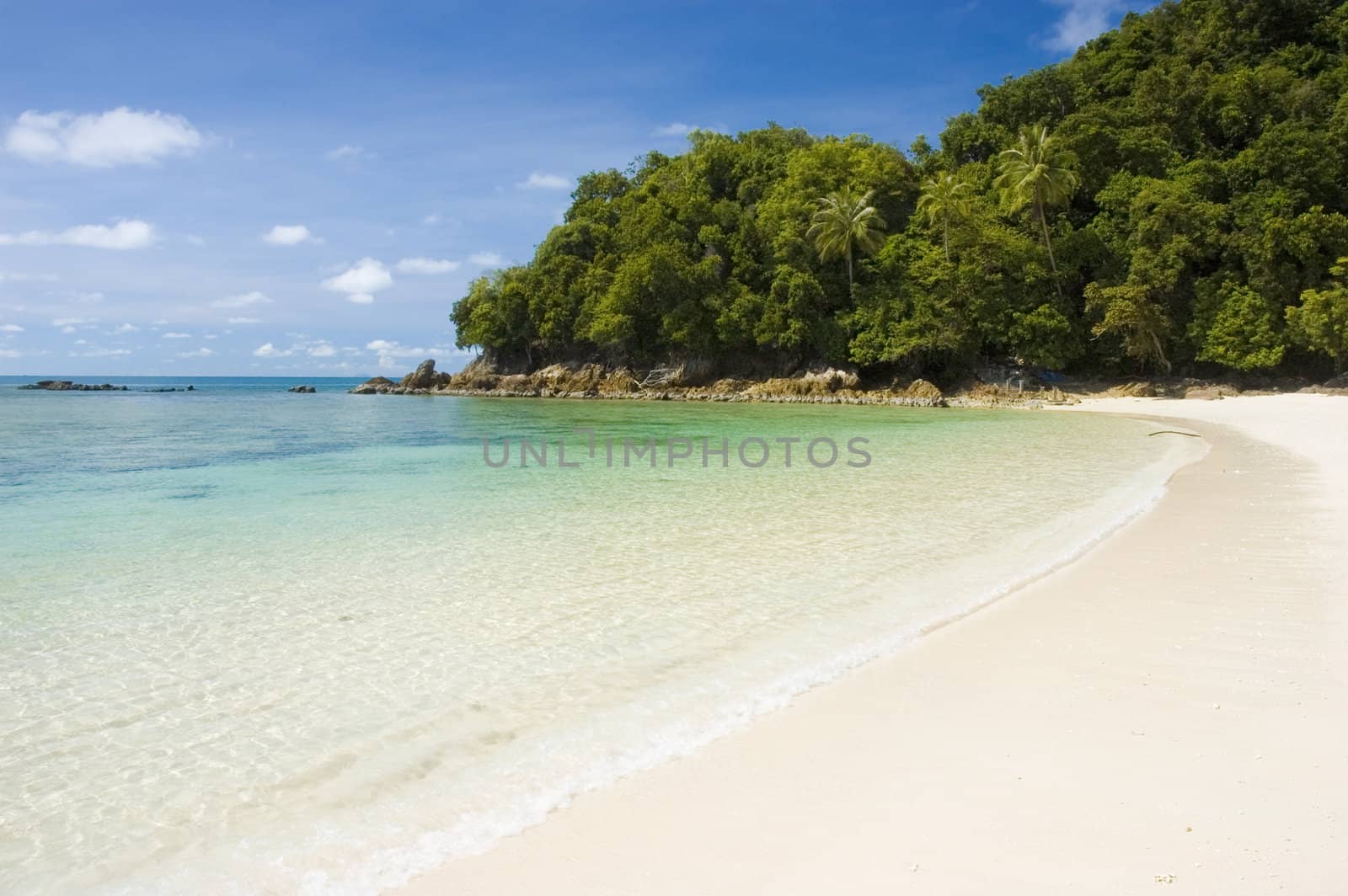 blue beach in malaysia