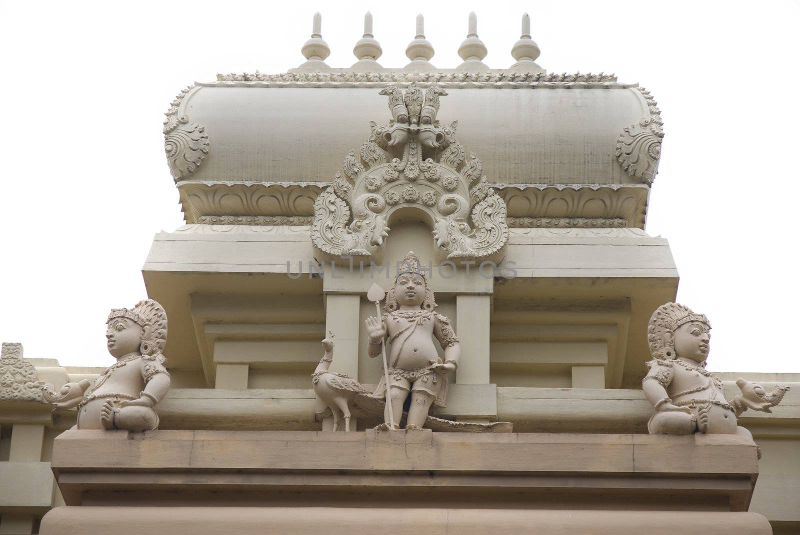 roof top of a hindu temple