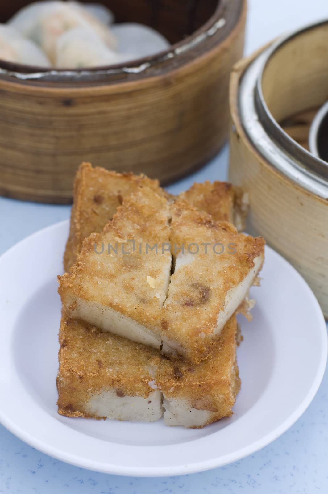fried yam cake dim sum by yuliang11