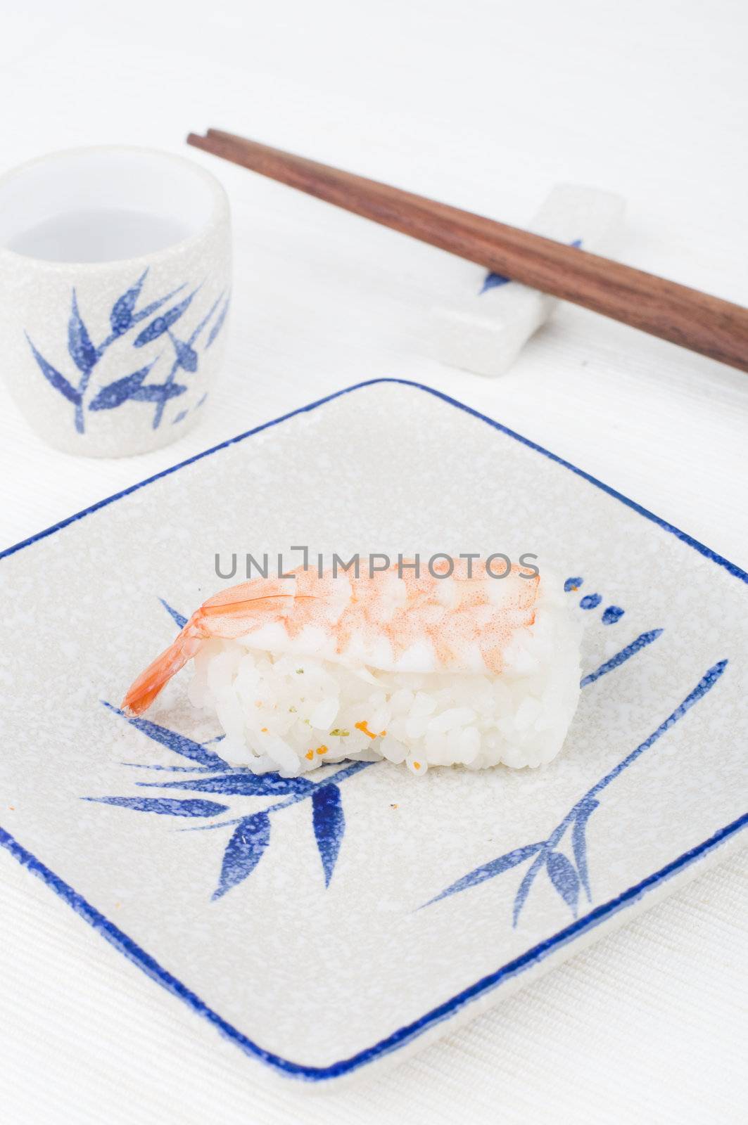 sushi with chopstick by yuliang11