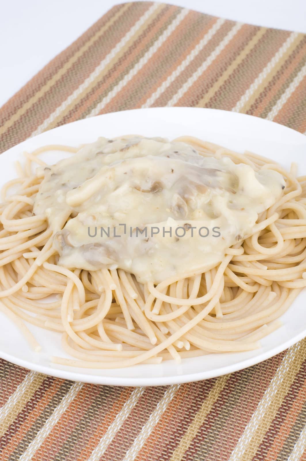 Spaghetti carbonara pasta by yuliang11