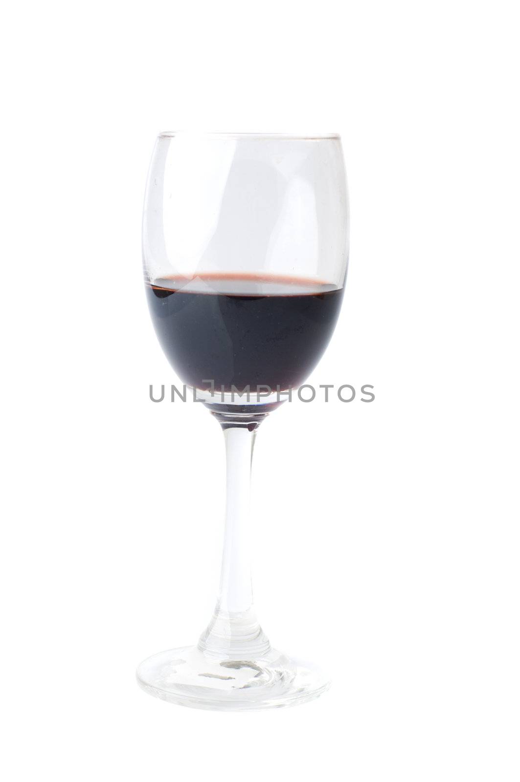 isolated red wine glass  by yuliang11
