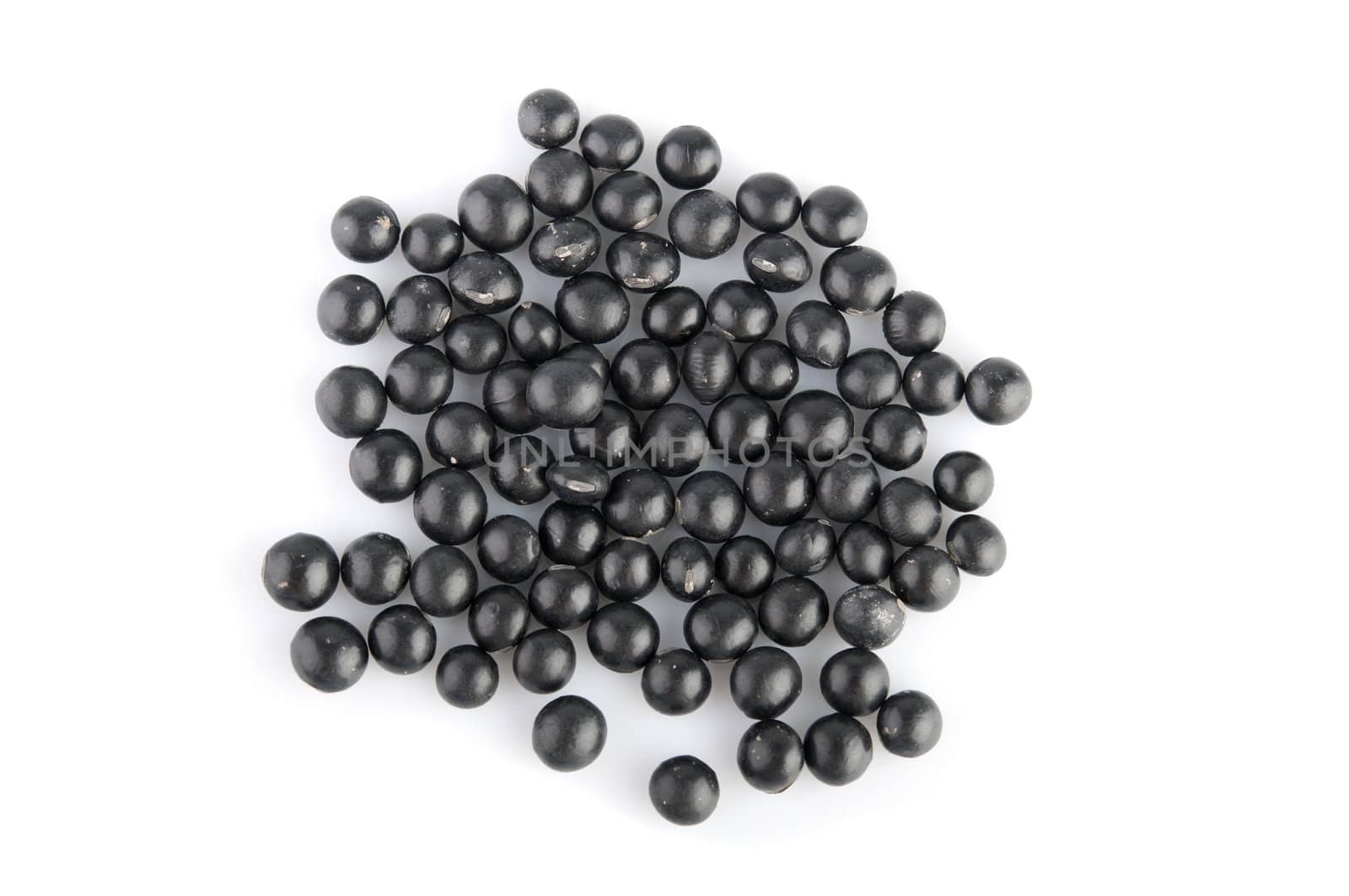 a pile of black bean