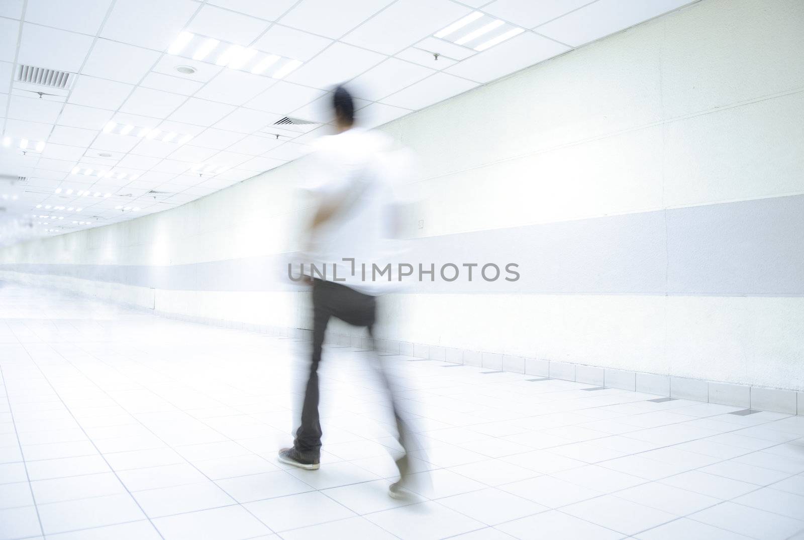 abstract of people walking  by yuliang11
