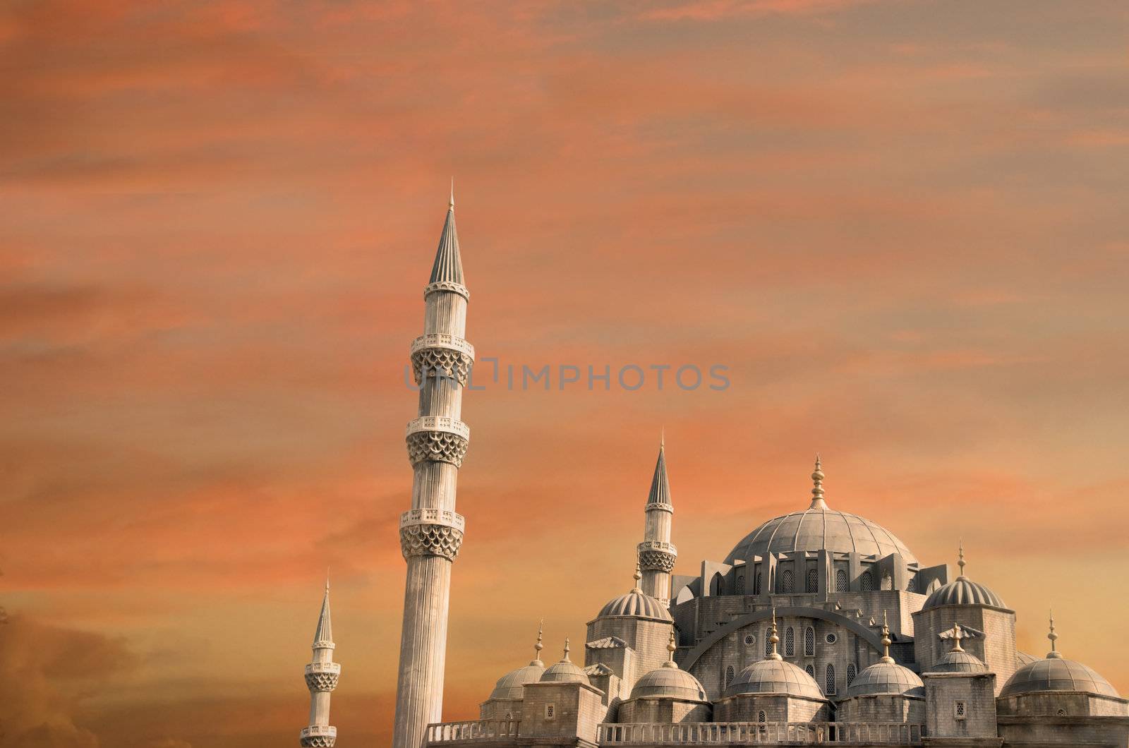 blue mosque in turkey by yuliang11