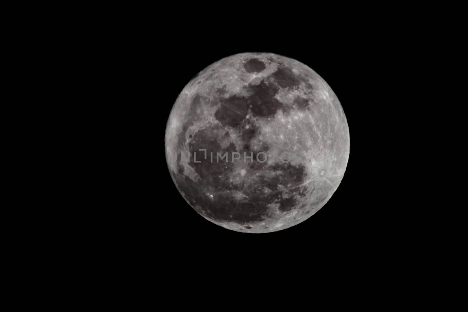 Moon closeup showing the details of the lunar surface.