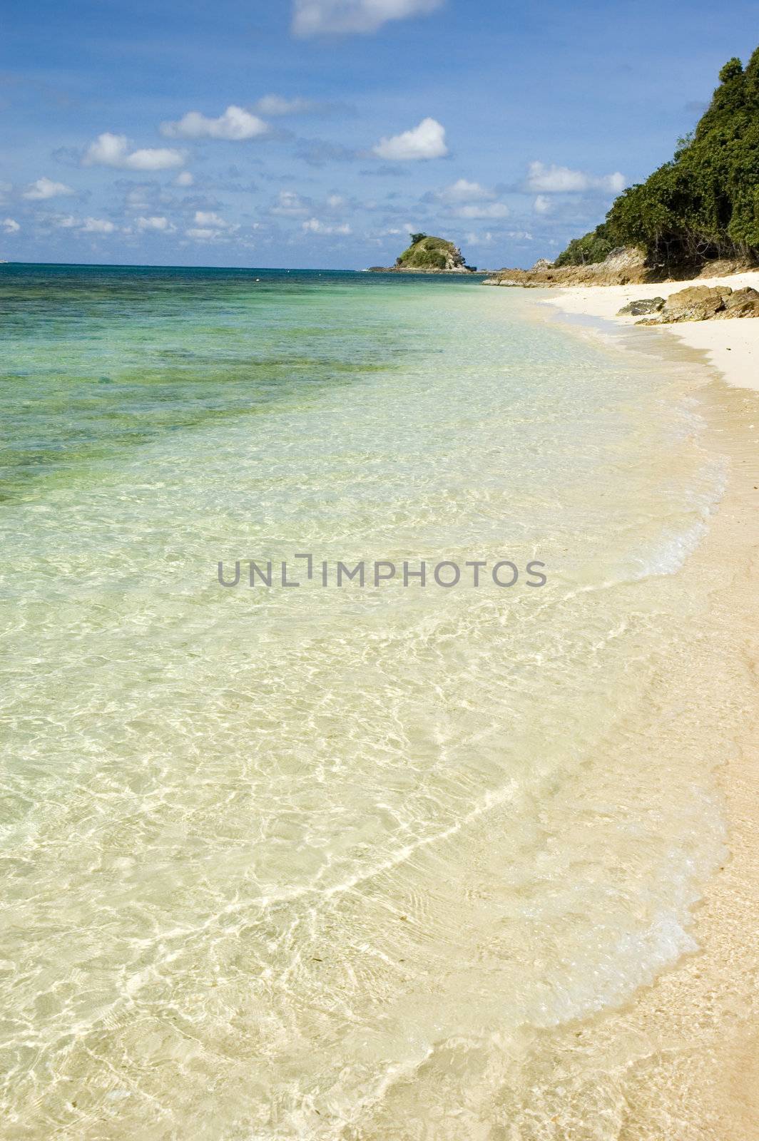 blue beach in malaysia