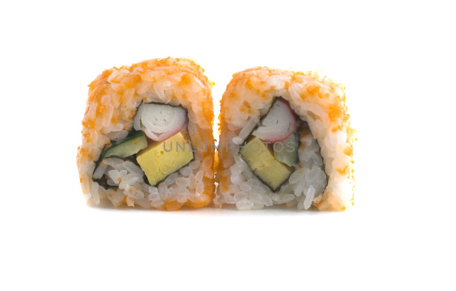 isolated sushi