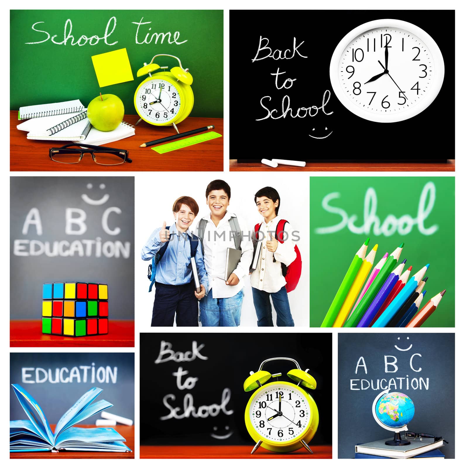 Back to school concept collage by Anna_Omelchenko