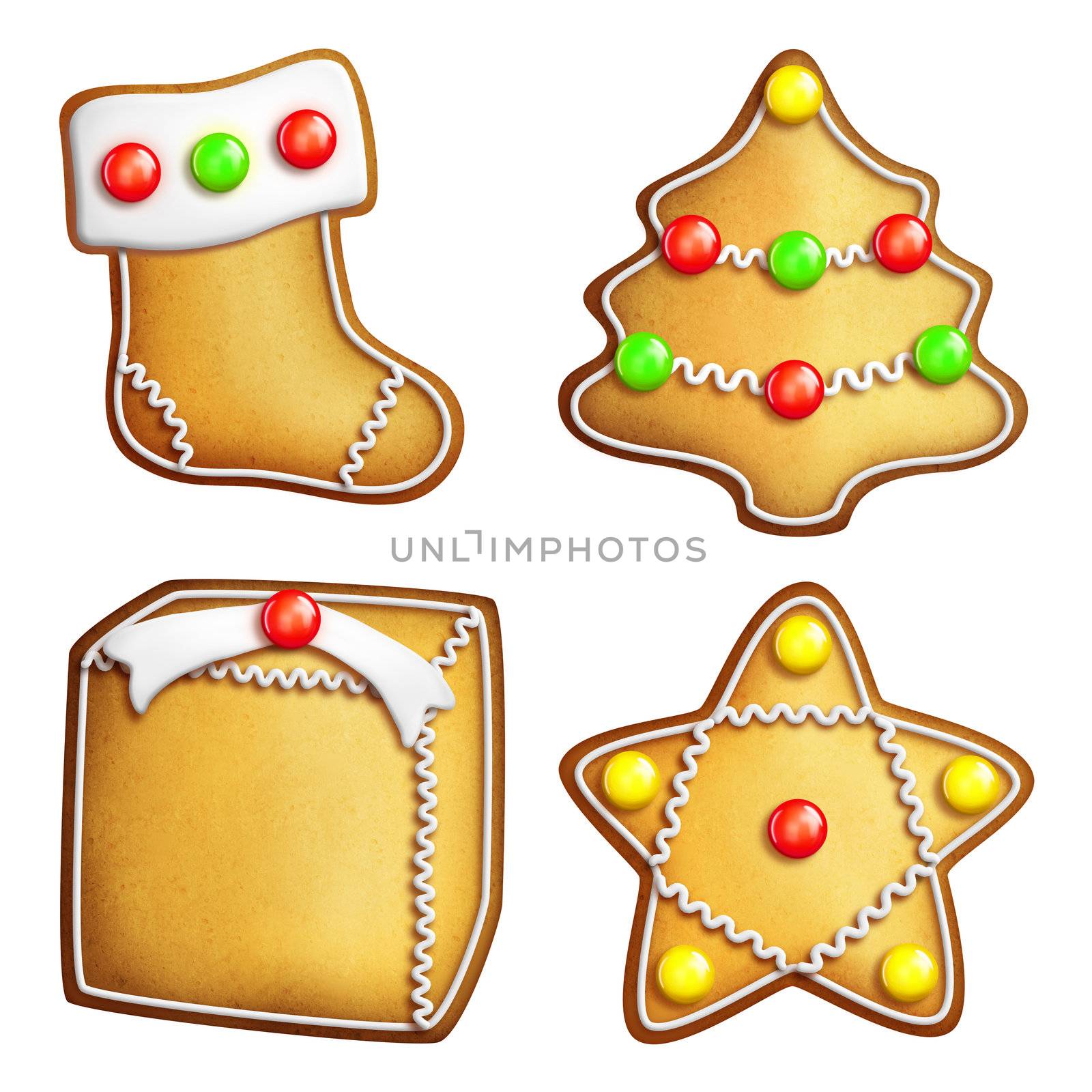 Assorted Gingerbread Cookies by komodoempire