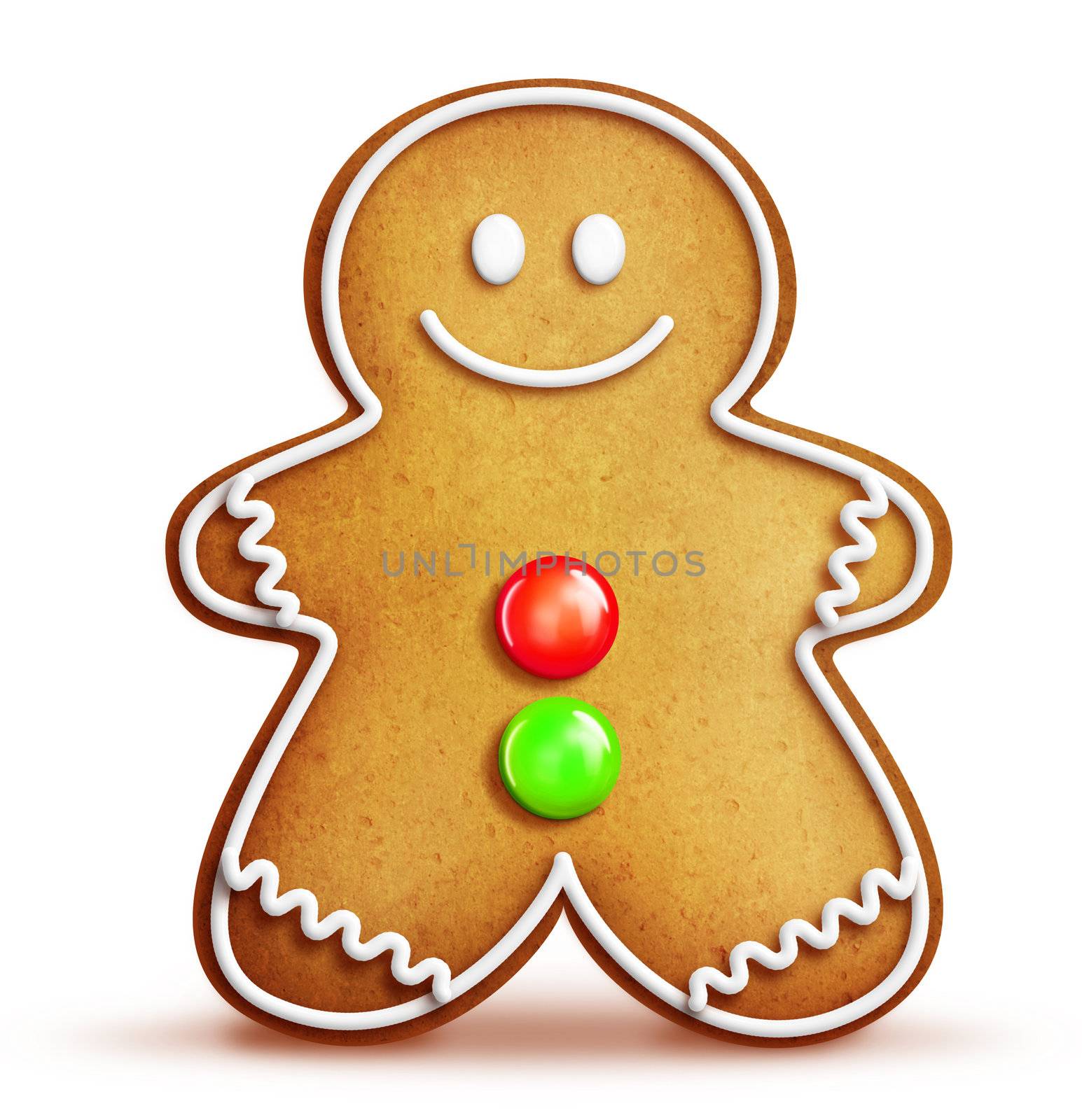 Cartoon Gingerbread Man