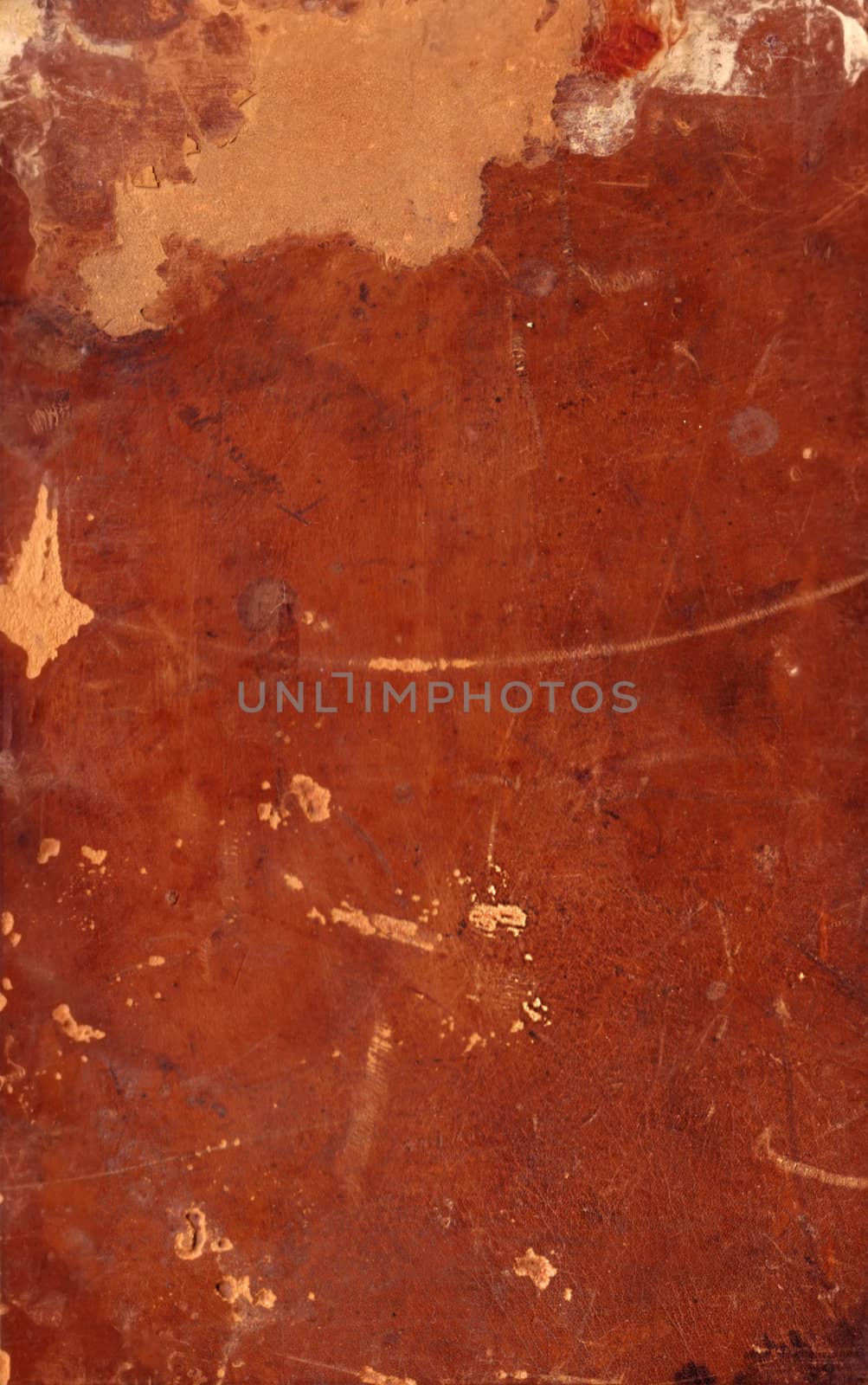 Grunge background, old brown vintage worn and damaged torn  retro hard book cover