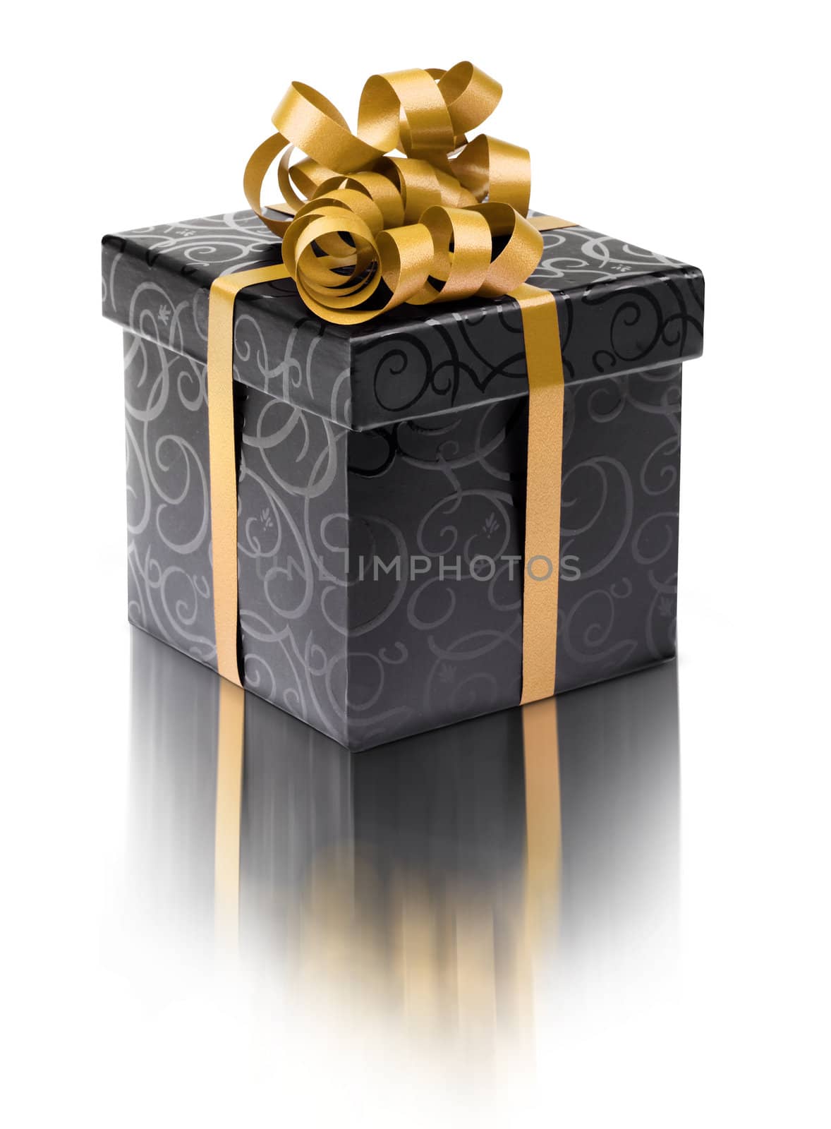 Stylish black present box by anterovium