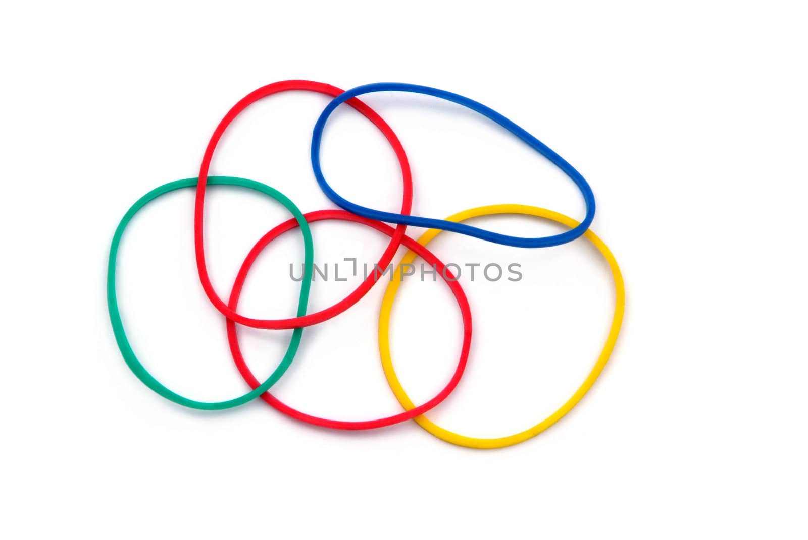 colourful elastic bands by opasstudio