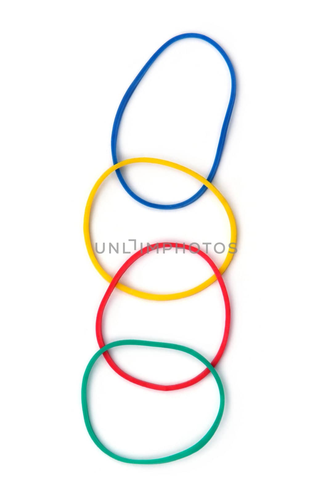 colourful elastic bands by opasstudio