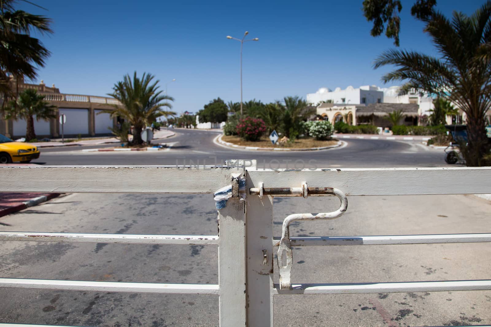 Gate detail in Djerba Tunisia by fambros