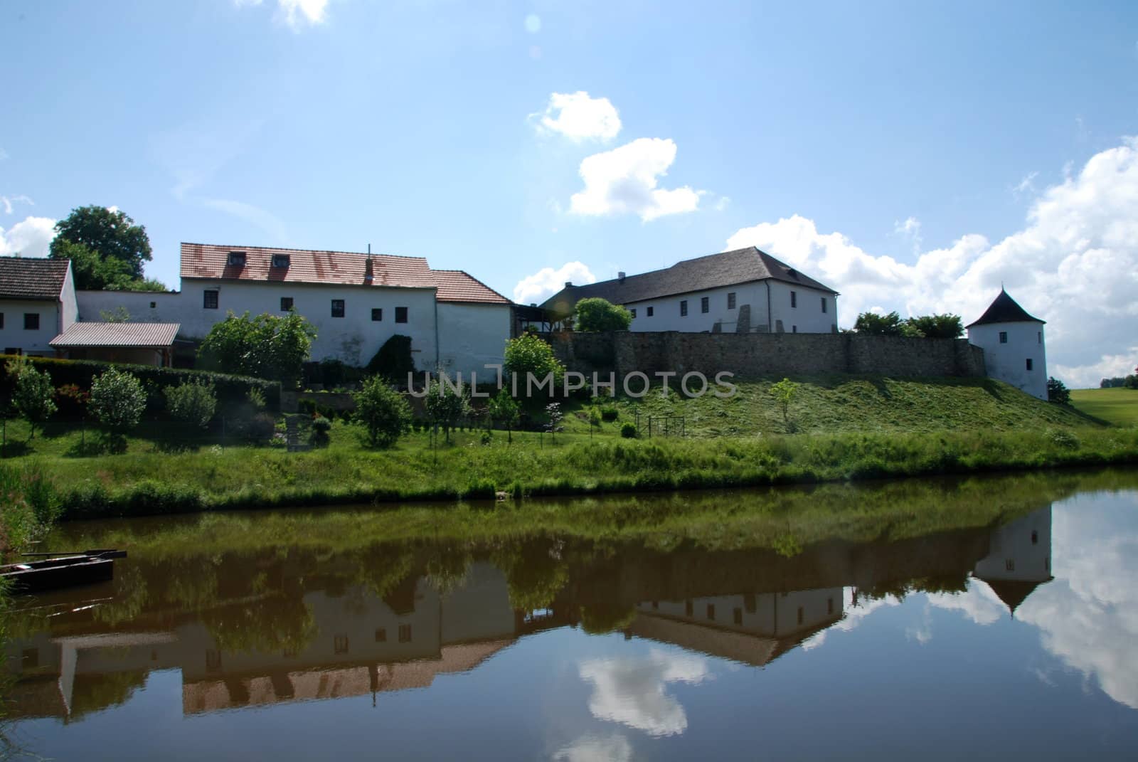 Old castle - medieval estate of Czech nobility