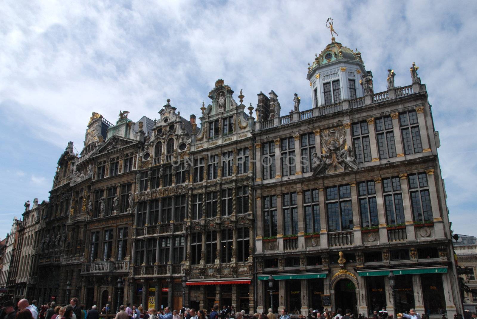 Guild houses on the Grand Place, Brussels, Belgium 