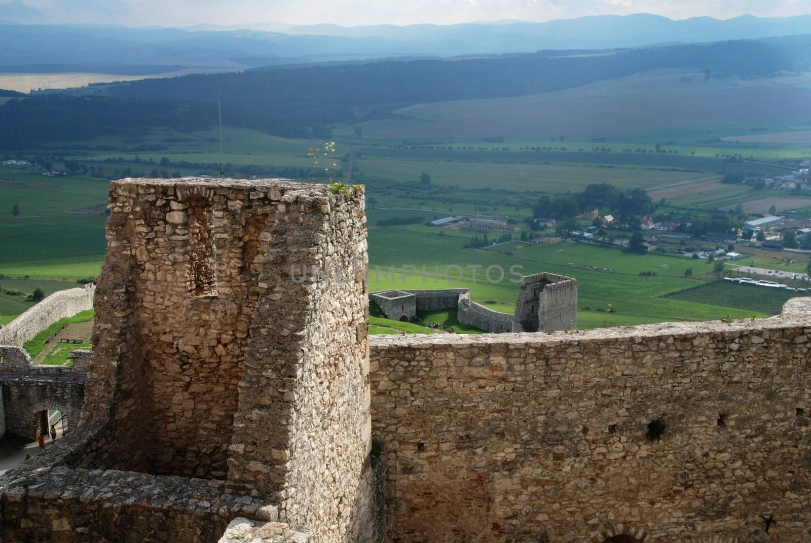 Ancient Slovak castle Spissky hrad 