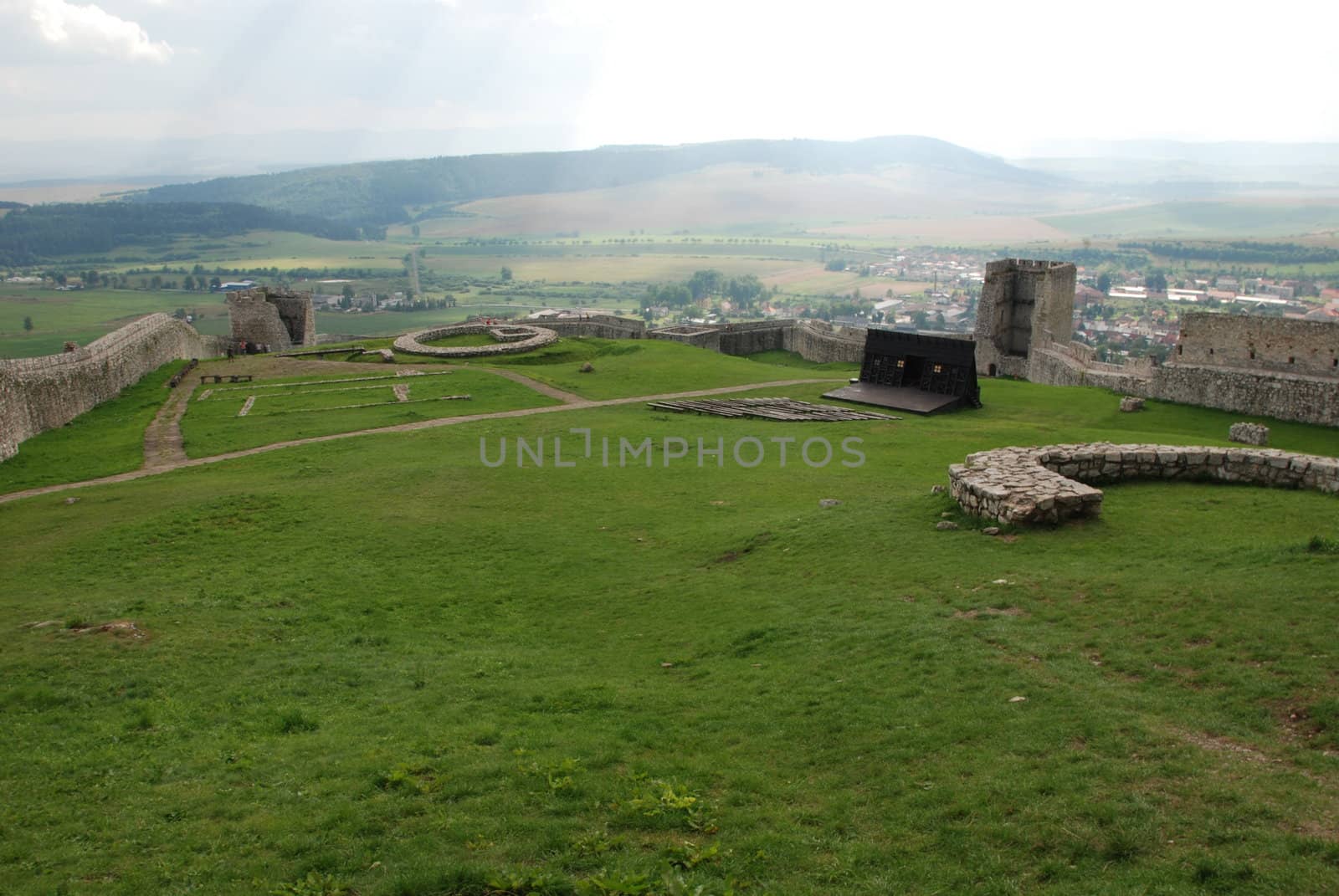 Ancient Slovak castle Spissky hrad 