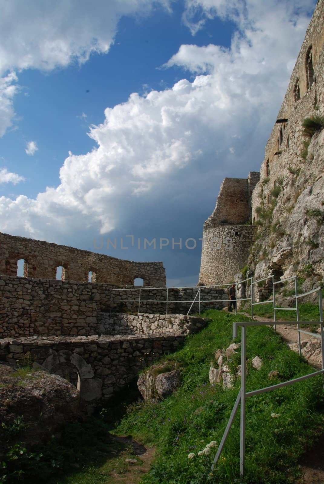 Ancient Slovak castle Spissky hrad 