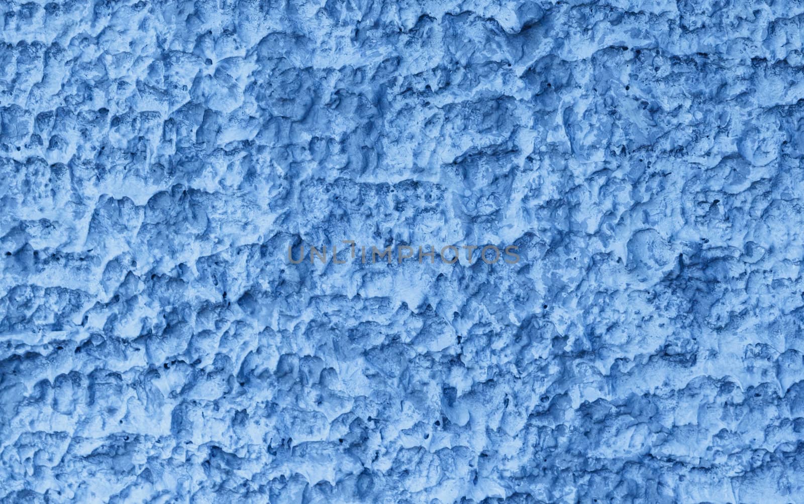 Texture on concrete wall in blue color by punpleng