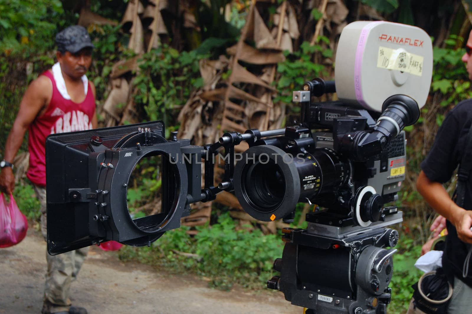 Professional camera on the set of the movie, Malaysia