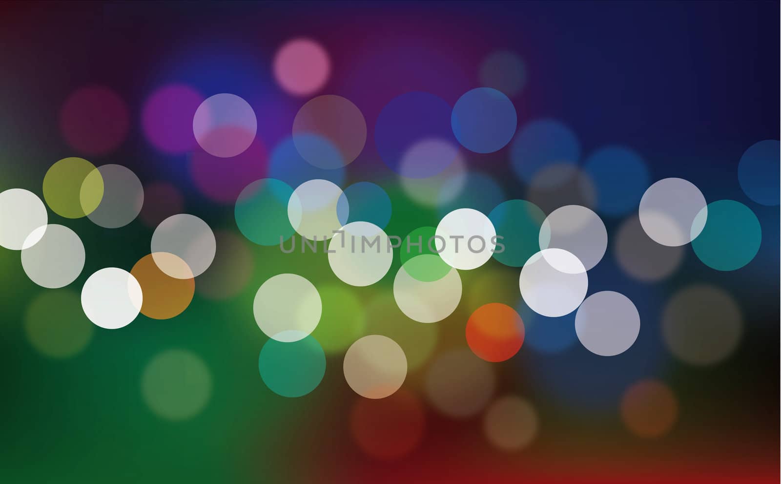 Multicolored defocused abstract lights by photosoup